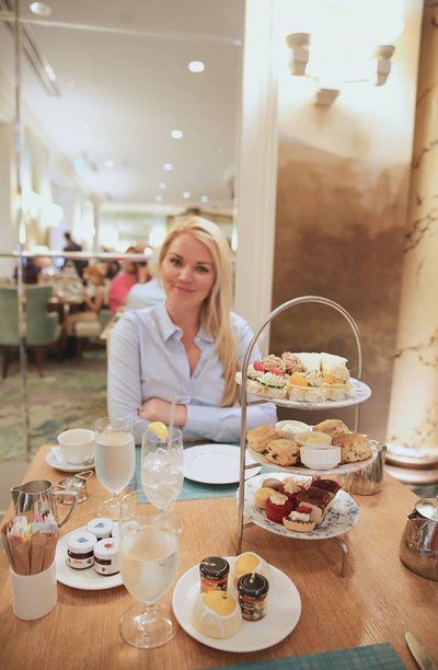 Afternoon tea at The Fairmont Hotel, San Francisco By The Belle Blog 
