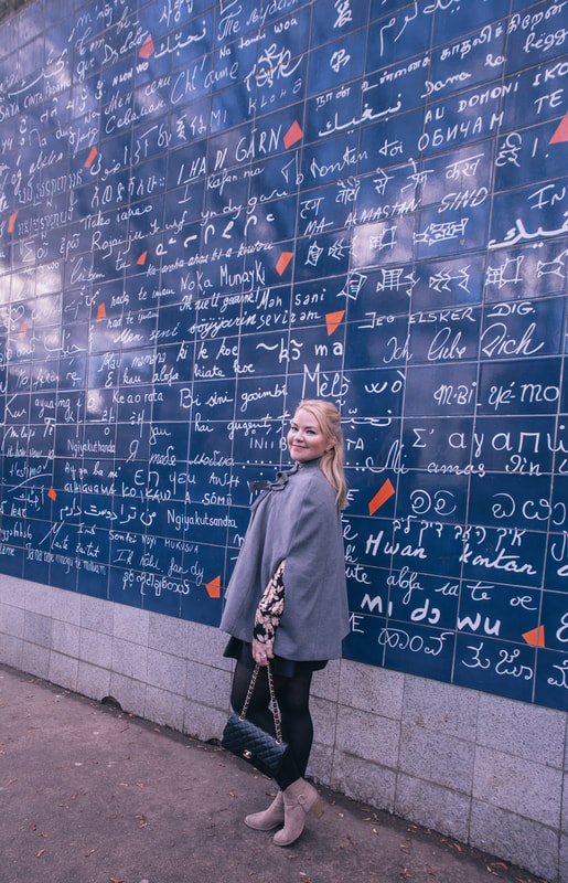 Le Mur des je t'aime. Montmarte, Paris by The Belle Blog