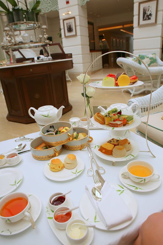 Afternoon tea, The Authors Lounge at the Mandarin Oriental hotel, Bangkok by The Belle Blog