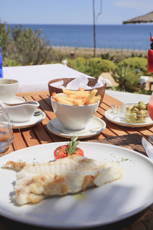 Lunch at Finca Cortesin Beach club, Spain By The Belle Blog 