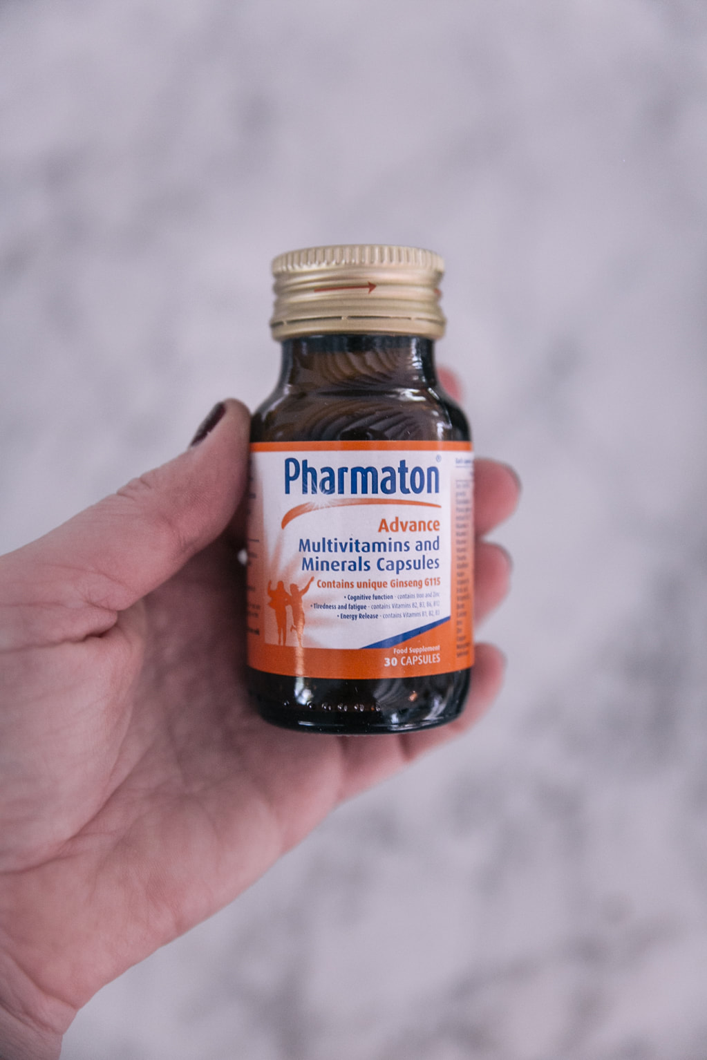 Pharmaton Advance Multivitamin review by The Belle Blog 