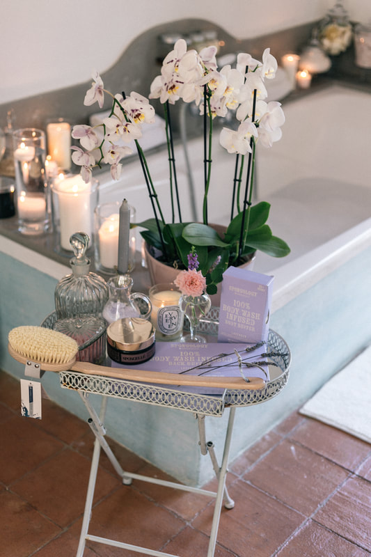 How to create a home spa day  by The Belle Blog