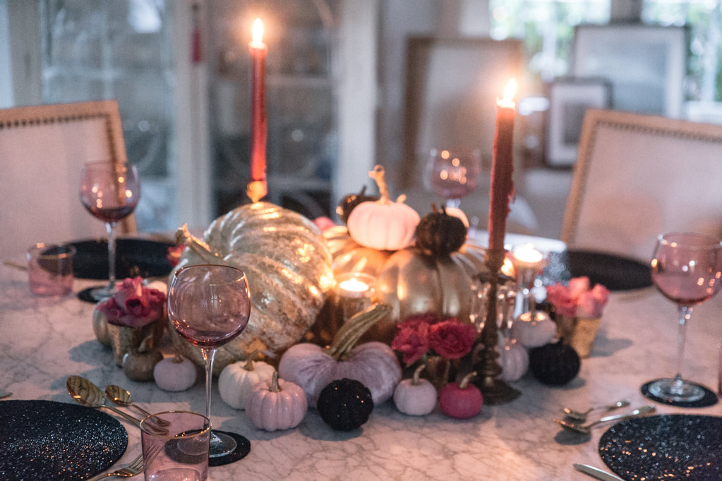 Halloween tablescape Inspiration by The Belle Blog