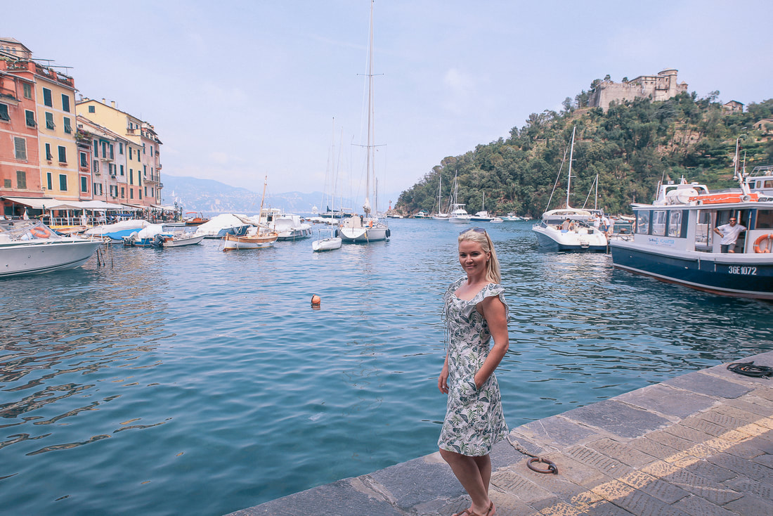 The road to Portofino, Italy by The Belle Blog 