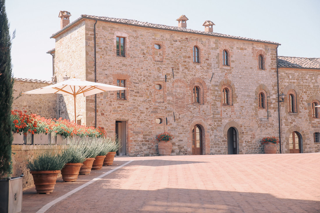 Castel Monastero, Tuscany. The prefect base for exploring San Gimignano, Monteriggioni and Volterra by The Belle Blog