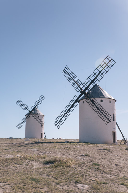 The Windmills of La Mancha at Campo de Criptana