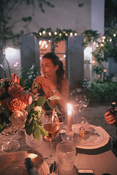 Al Fresco bachelorette dinner by The Belle Blog 