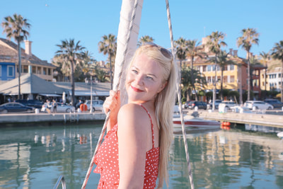 A surprise boat charter around the port of Sotogrande near Marbella, Spain by The Belle Blog
