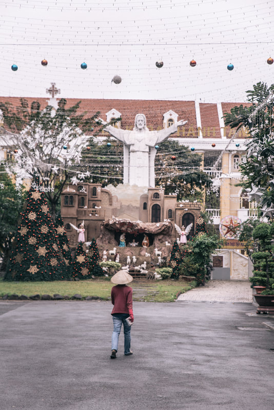 Tan Dinh, The pink church in Ho Chi Minh City by The Belle blog