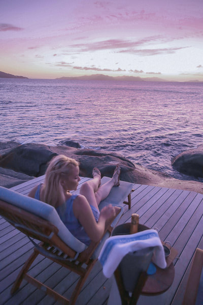 Movies under the stars at six sensed Zil Pasyon, The Seychelles by The Belle Blog